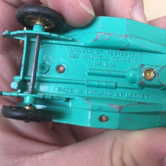 Vintage 1970 Lesney Toy Car Matchbox Yesteryear 1911 Maxwell Roadster - Picture 5 of 5